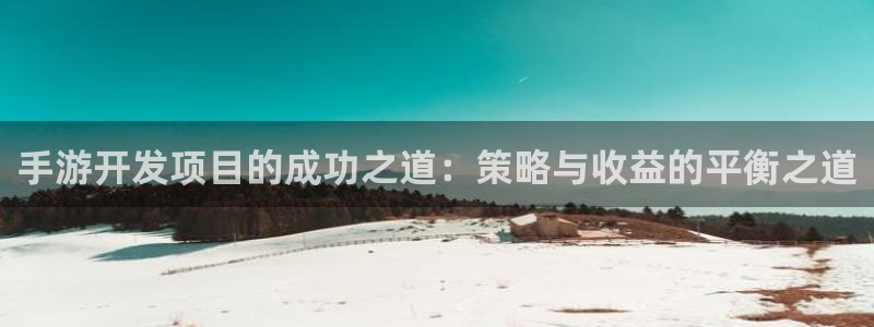 万赢娱乐wy8228在线登录界面：手游开发项目的成功之道：策